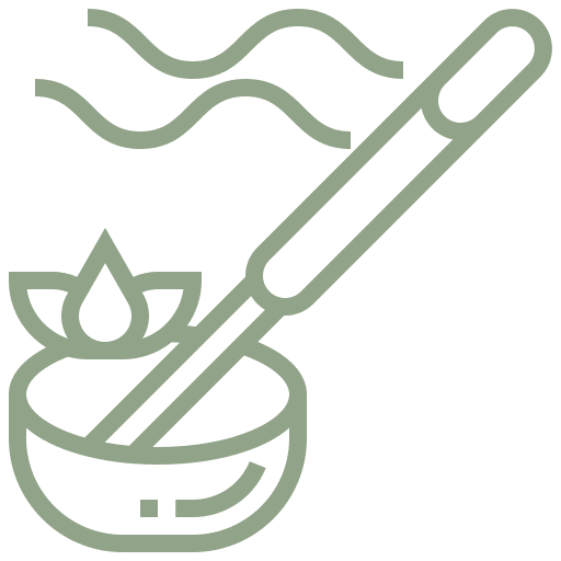 Tibetan singing bowl with mallet